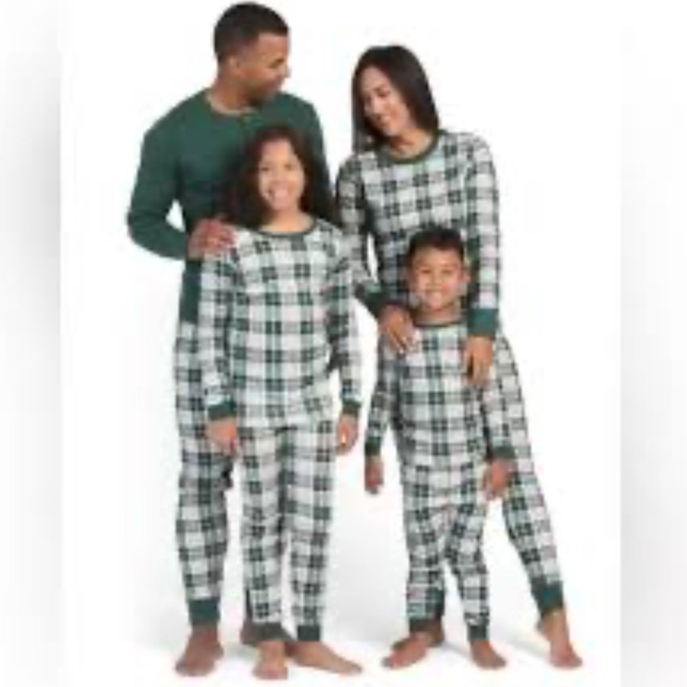 PETIT LEM Women Holiday Green Plaid Pajama Pant Set XXL Comfort Cozy Winter